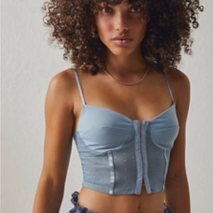 Free People Night Rhythm Cami size Large NWT